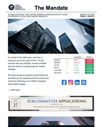 The Mandate - Term 1 Week 6 cover